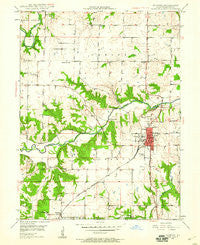 Palmyra Missouri Historical topographic map, 1:24000 scale, 7.5 X 7.5 Minute, Year 1949