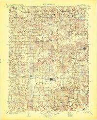 Palmyra Missouri Historical topographic map, 1:125000 scale, 30 X 30 Minute, Year 1903