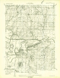 Papinsville Missouri Historical topographic map, 1:24000 scale, 7.5 X 7.5 Minute, Year 1934
