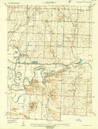 Papinsville Missouri Historical topographic map, 1:24000 scale, 7.5 X 7.5 Minute, Year 1934