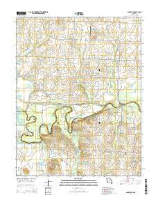 Papinville Missouri Current topographic map, 1:24000 scale, 7.5 X 7.5 Minute, Year 2014