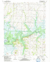 Papinville Missouri Historical topographic map, 1:24000 scale, 7.5 X 7.5 Minute, Year 1991