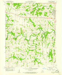 Paris West Missouri Historical topographic map, 1:24000 scale, 7.5 X 7.5 Minute, Year 1960