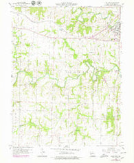 Paris West Missouri Historical topographic map, 1:24000 scale, 7.5 X 7.5 Minute, Year 1960