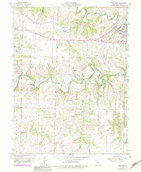 Paris West Missouri Historical topographic map, 1:24000 scale, 7.5 X 7.5 Minute, Year 1960