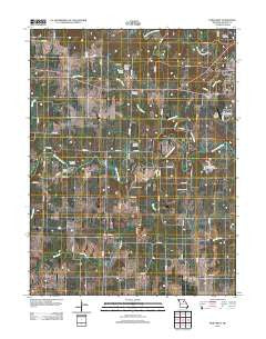 Paris West Missouri Historical topographic map, 1:24000 scale, 7.5 X 7.5 Minute, Year 2012