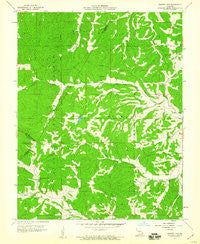 Parker Lake Missouri Historical topographic map, 1:24000 scale, 7.5 X 7.5 Minute, Year 1959