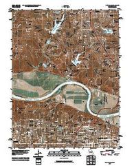 Parkville Missouri Historical topographic map, 1:24000 scale, 7.5 X 7.5 Minute, Year 2010