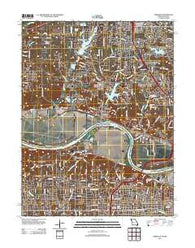 Parkville Missouri Historical topographic map, 1:24000 scale, 7.5 X 7.5 Minute, Year 2012