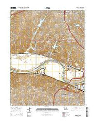 Parkville Missouri Current topographic map, 1:24000 scale, 7.5 X 7.5 Minute, Year 2015