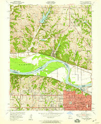 Parkville Missouri Historical topographic map, 1:24000 scale, 7.5 X 7.5 Minute, Year 1948