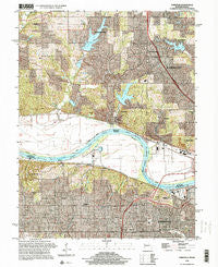 Parkville Missouri Historical topographic map, 1:24000 scale, 7.5 X 7.5 Minute, Year 1996