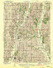 Parnell Missouri Historical topographic map, 1:62500 scale, 15 X 15 Minute, Year 1943