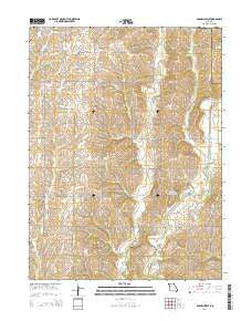 Parnell West Missouri Current topographic map, 1:24000 scale, 7.5 X 7.5 Minute, Year 2014