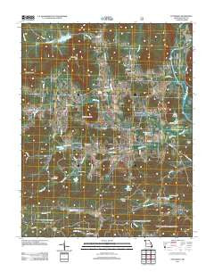 Patterson Missouri Historical topographic map, 1:24000 scale, 7.5 X 7.5 Minute, Year 2011