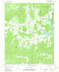 Patterson Missouri Historical topographic map, 1:24000 scale, 7.5 X 7.5 Minute, Year 1968
