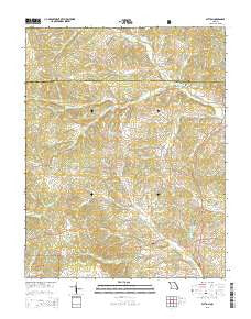 Patton Missouri Current topographic map, 1:24000 scale, 7.5 X 7.5 Minute, Year 2015