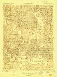 Pattonsburg Missouri Historical topographic map, 1:48000 scale, 15 X 15 Minute, Year 1946