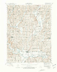 Pattonsburg Missouri Historical topographic map, 1:62500 scale, 15 X 15 Minute, Year 1944