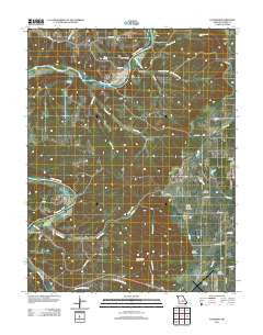 Paydown Missouri Historical topographic map, 1:24000 scale, 7.5 X 7.5 Minute, Year 2012
