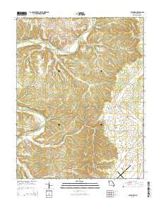 Paydown Missouri Current topographic map, 1:24000 scale, 7.5 X 7.5 Minute, Year 2015