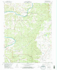 Paydown Missouri Historical topographic map, 1:24000 scale, 7.5 X 7.5 Minute, Year 1981