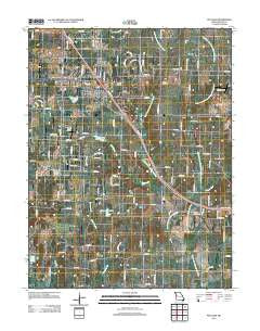 Peculiar Missouri Historical topographic map, 1:24000 scale, 7.5 X 7.5 Minute, Year 2012