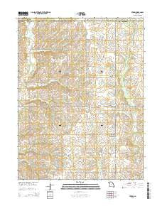 Perrin Missouri Current topographic map, 1:24000 scale, 7.5 X 7.5 Minute, Year 2015