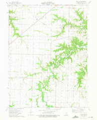 Perry NE Missouri Historical topographic map, 1:24000 scale, 7.5 X 7.5 Minute, Year 1973