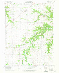 Perry NE Missouri Historical topographic map, 1:24000 scale, 7.5 X 7.5 Minute, Year 1973