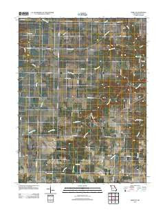 Perry NE Missouri Historical topographic map, 1:24000 scale, 7.5 X 7.5 Minute, Year 2012