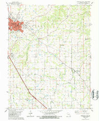 Perryville East Missouri Historical topographic map, 1:24000 scale, 7.5 X 7.5 Minute, Year 1980