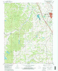 Perryville West Missouri Historical topographic map, 1:24000 scale, 7.5 X 7.5 Minute, Year 1980