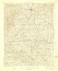 Perryville Missouri Historical topographic map, 1:62500 scale, 15 X 15 Minute, Year 1924