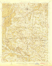 Perryville Missouri Historical topographic map, 1:62500 scale, 15 X 15 Minute, Year 1924