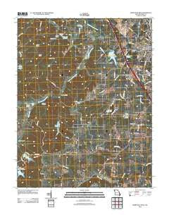 Perryville West Missouri Historical topographic map, 1:24000 scale, 7.5 X 7.5 Minute, Year 2012