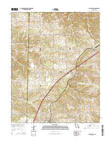 Phillipsburg Missouri Current topographic map, 1:24000 scale, 7.5 X 7.5 Minute, Year 2015