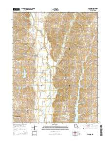 Pickering Missouri Current topographic map, 1:24000 scale, 7.5 X 7.5 Minute, Year 2014