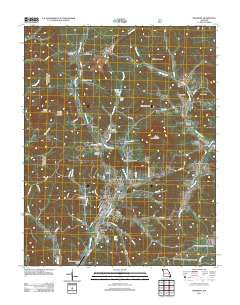 Piedmont Missouri Historical topographic map, 1:24000 scale, 7.5 X 7.5 Minute, Year 2011