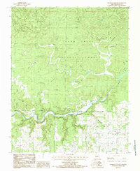 Piedmont Hollow Missouri Historical topographic map, 1:24000 scale, 7.5 X 7.5 Minute, Year 1984
