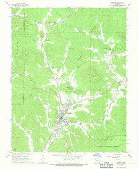 Piedmont Missouri Historical topographic map, 1:24000 scale, 7.5 X 7.5 Minute, Year 1968