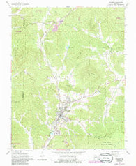 Piedmont Missouri Historical topographic map, 1:24000 scale, 7.5 X 7.5 Minute, Year 1968