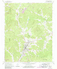 Piedmont Missouri Historical topographic map, 1:24000 scale, 7.5 X 7.5 Minute, Year 1968
