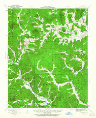 Piedmont Missouri Historical topographic map, 1:62500 scale, 15 X 15 Minute, Year 1932