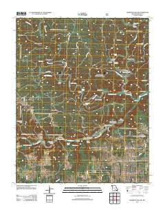Piedmont Hollow Missouri Historical topographic map, 1:24000 scale, 7.5 X 7.5 Minute, Year 2012