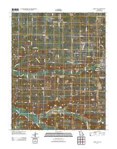 Pierce City Missouri Historical topographic map, 1:24000 scale, 7.5 X 7.5 Minute, Year 2012