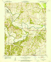 Pilot Grove North Missouri Historical topographic map, 1:24000 scale, 7.5 X 7.5 Minute, Year 1953