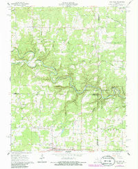 Pine Crest Missouri Historical topographic map, 1:24000 scale, 7.5 X 7.5 Minute, Year 1968
