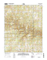Pine Crest Missouri Current topographic map, 1:24000 scale, 7.5 X 7.5 Minute, Year 2015