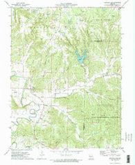 Pinnacle Lake Missouri Historical topographic map, 1:24000 scale, 7.5 X 7.5 Minute, Year 1973